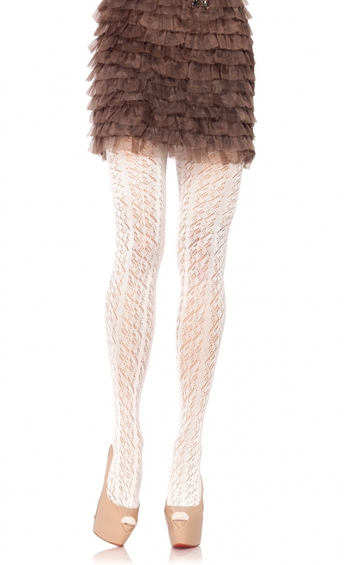LA9938 Leg Avenue Crochet Net Pantyhose